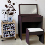 SCH Designer Dressing Table & Chair walnut