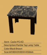 Marble top lamp table